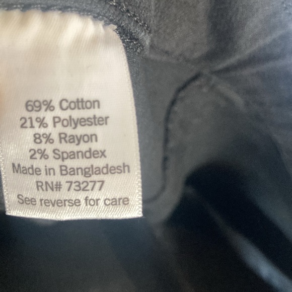 Croft & barrow mid rise wide leg black pant with stretch size XXL - Picture 10 of 17